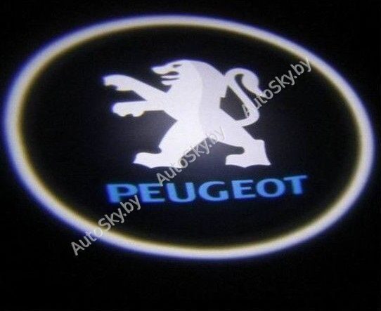 Проекции логотипа Peugeot