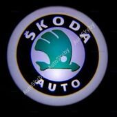 Проекции логотипа Skoda