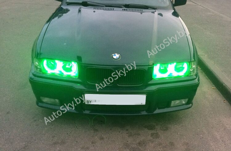 Ангельские глазки (SMD)  BMW E36, E38, E39, E46 RGB (Разноцветные)