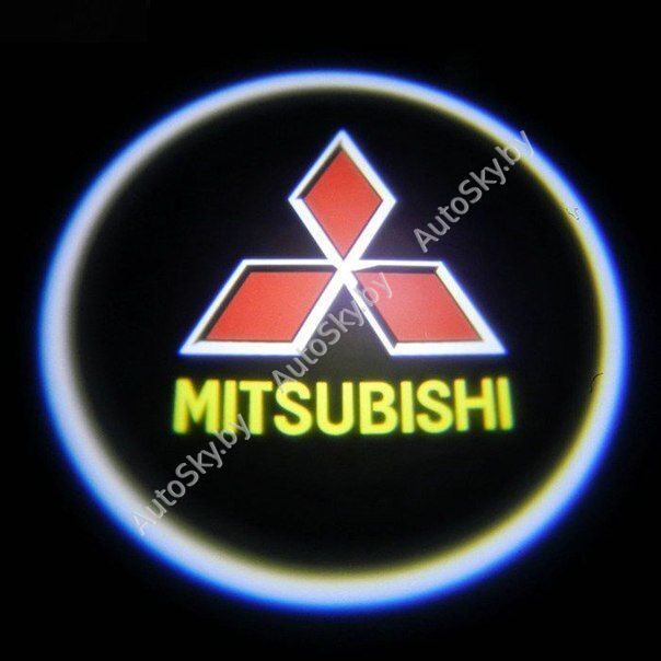 Проекции логотипа Mitsubishi
