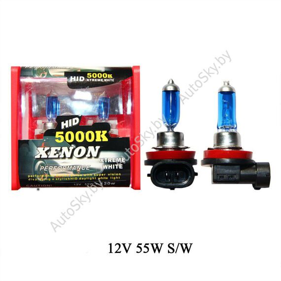BlueLight HID Xtreme White 5000K Perfomance H11 с эффектом ксенона 12v 55W