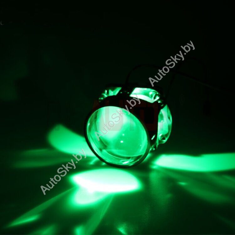 Подсветка для линз ( DEVIL eyes) Green (Зеленый) 12V Комплект 2-шт.