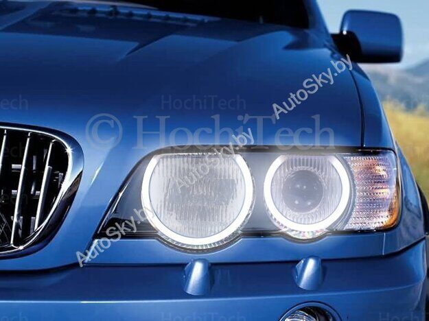 Купить Фары передние BMW E39 c 3D ангельскими глазками и LED поворотами в Украине Арт.: LPBM05