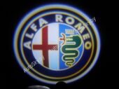 Проекции логотипа Alfa Romeo