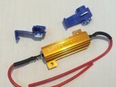 Обманка (резистор 50 ватт 8 Ом) для светодиодов и ксенона. CAN bus