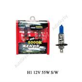 BlueLight HID Xtreme White 5000K Perfomance H1 с эффектом ксенона 12v 55W