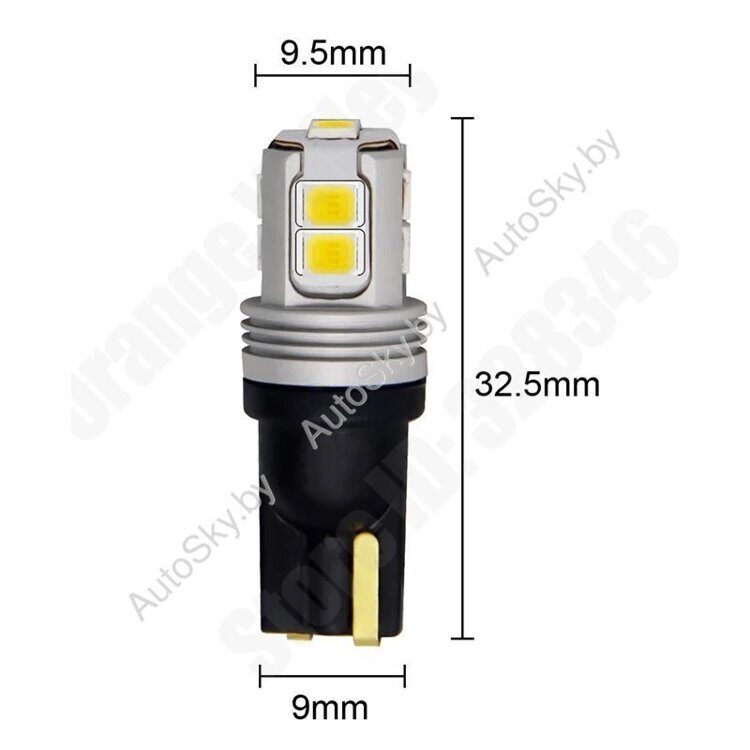 OptiX T10 (Серии Premium) 10 Smd CAN-bus (SMD 2835) (5000К) 12-24V