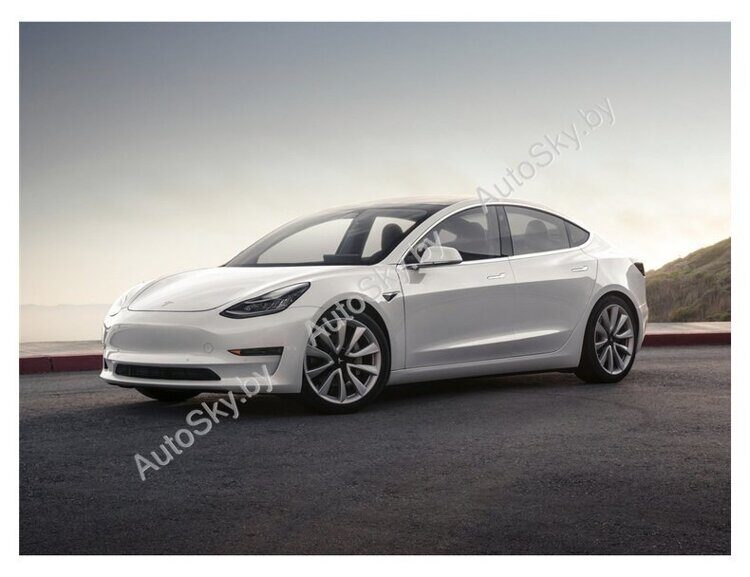 Стекло фары для Tesla Model 3 I (2020 - 2022 Г.В.)