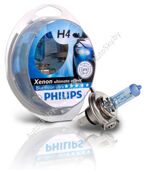 Галогеновые лампы H4 Philips BlueVision Ultra