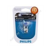 Галогеновая лампа H3 Philips BlueVision Ultra