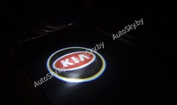 Проекции логотипа Kia