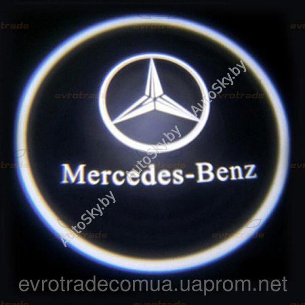 Проекции логотипа Mercedes