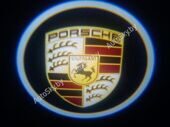 Проекции логотипа Porsche