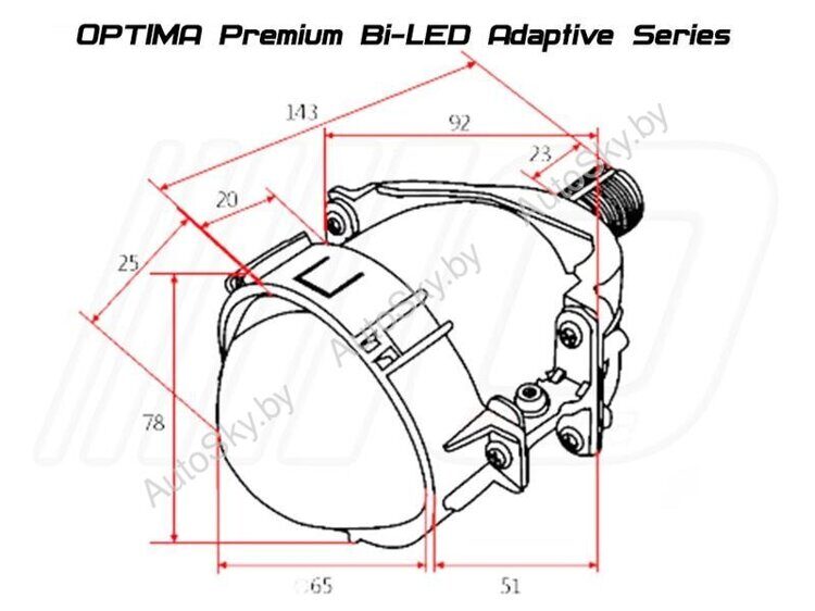 Optima Premium Bi-LED LENS Adaptive Series