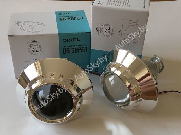 Би-линзы Dixel (G6) H1 3.0 дюйма №212 BMW E46 Style